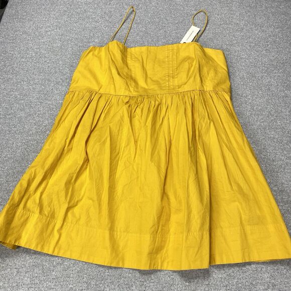 Maeve Anthropology Babydoll Top In Mango Size X-Large MSRP $98 - Picture 9 of 16